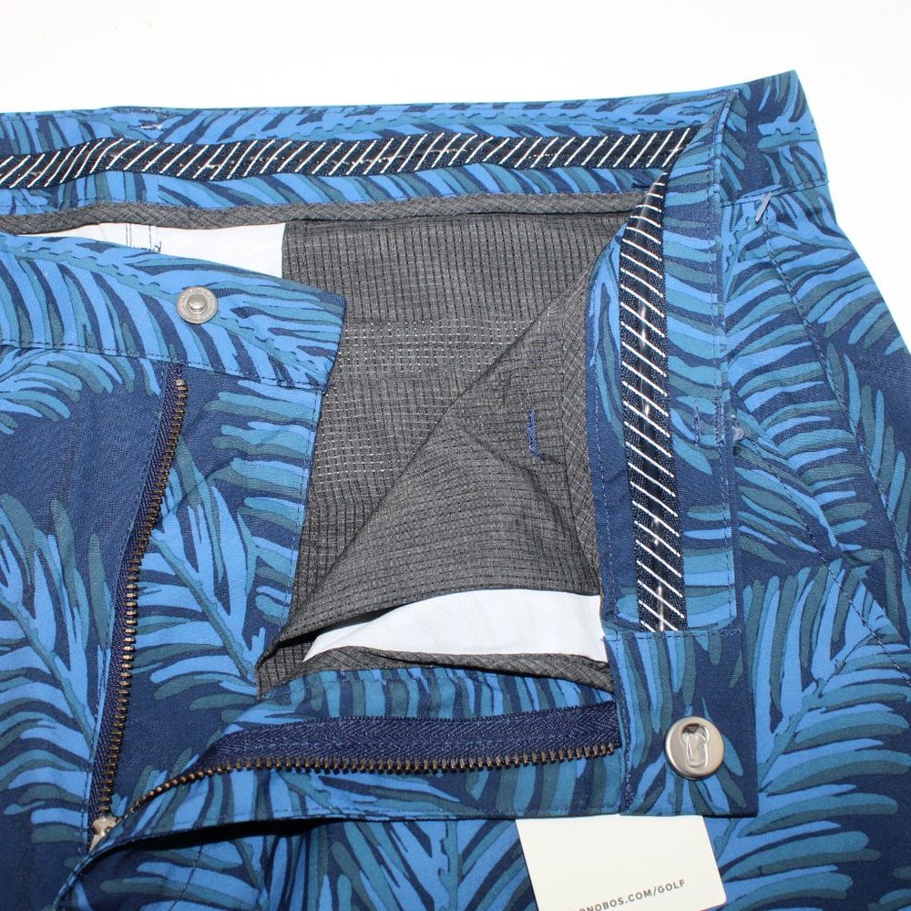 Bonobos Golf Slim Fit NWT Men's 36 x 30 Blue Flat Front Straight Leg Chino Pants - Picture 10 of 11
